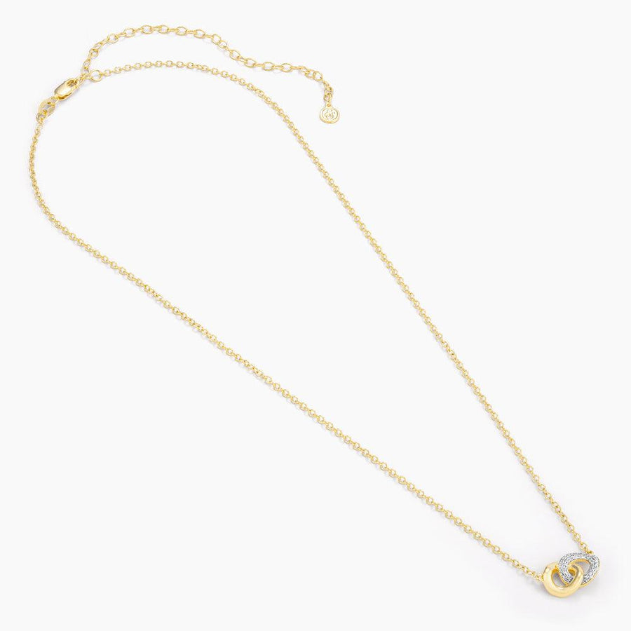 entwined circle necklace