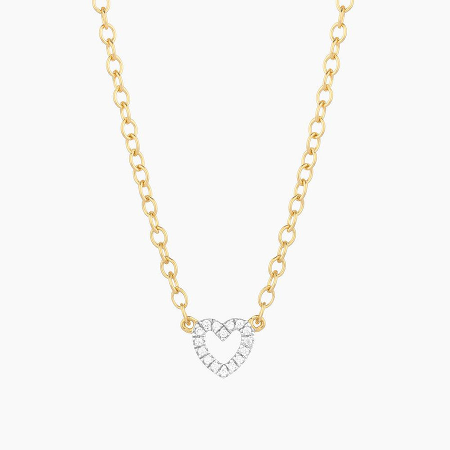 Petite Heart Diamond Pendant Necklace