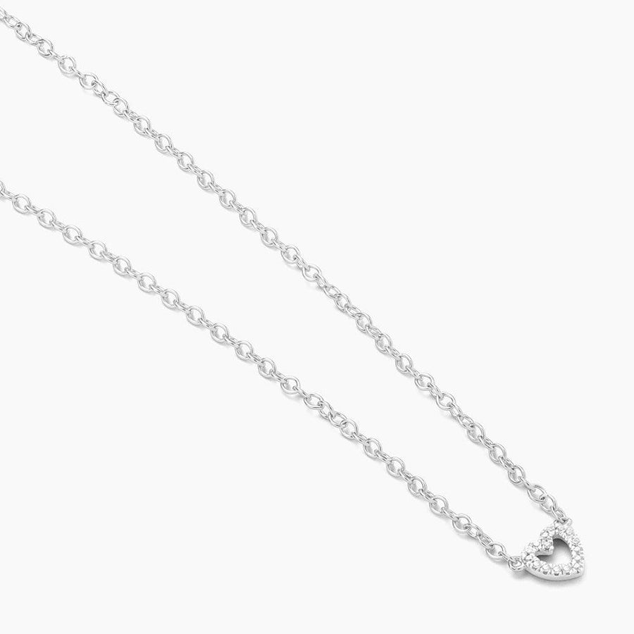 Petite Heart Diamond Pendant Necklace