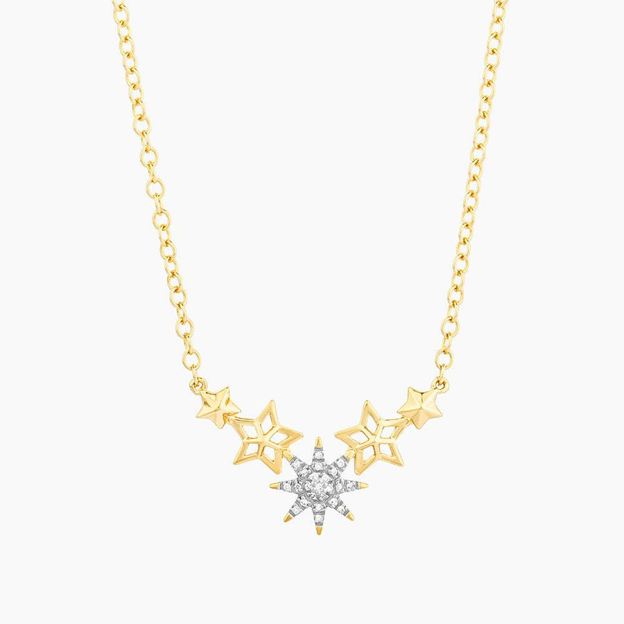 Starry Night Diamond Pendant Necklace 
