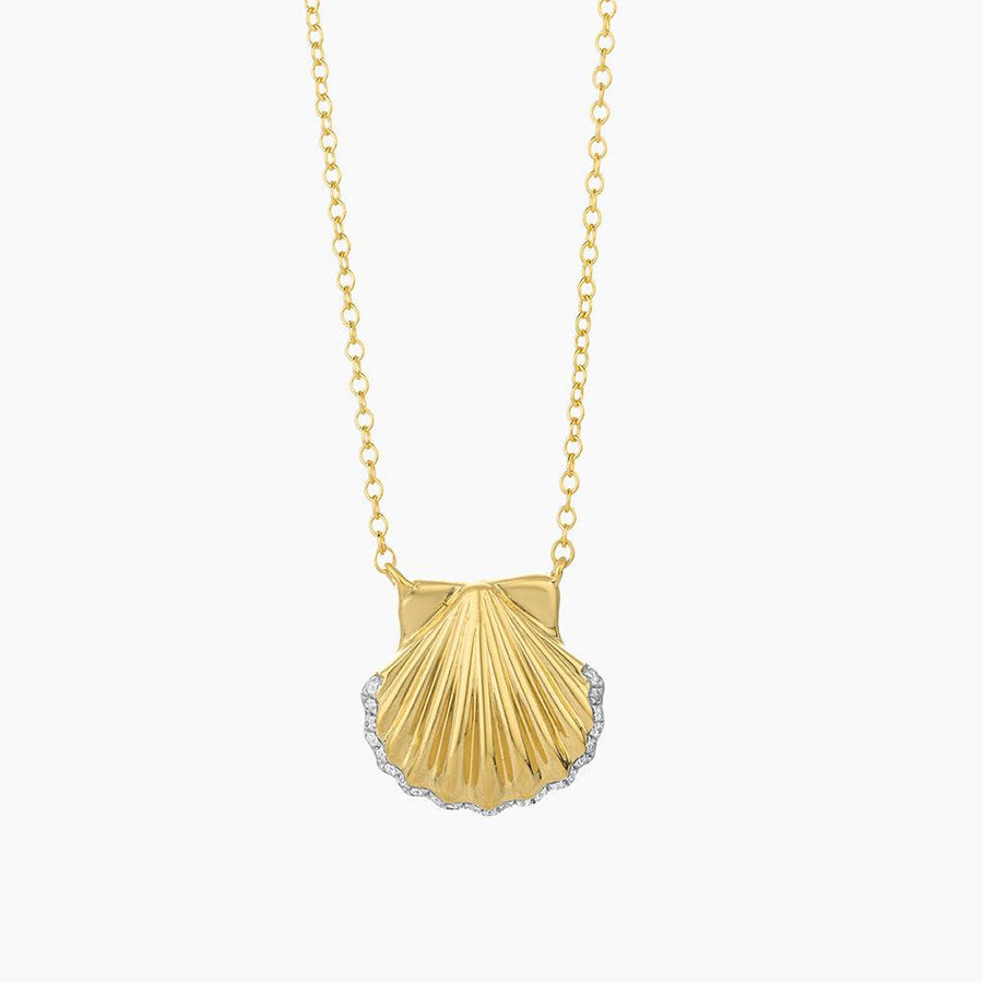 Buy Sandy Seashell Diamond Pendant Necklace Online