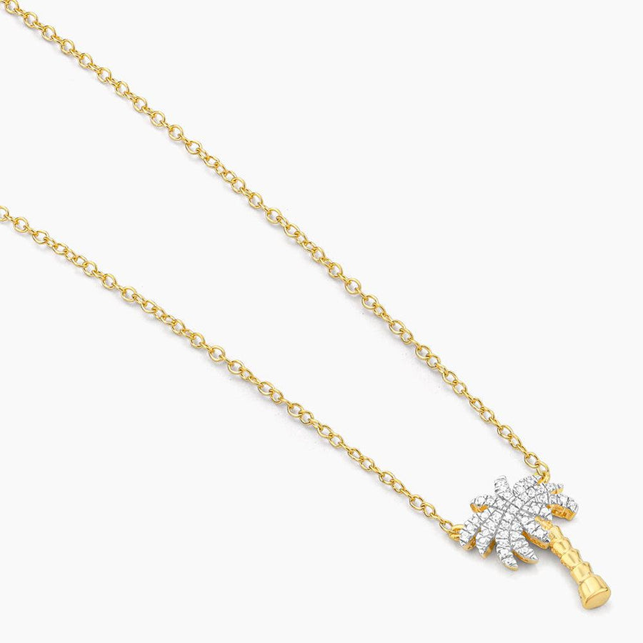 palm tree diamond necklace