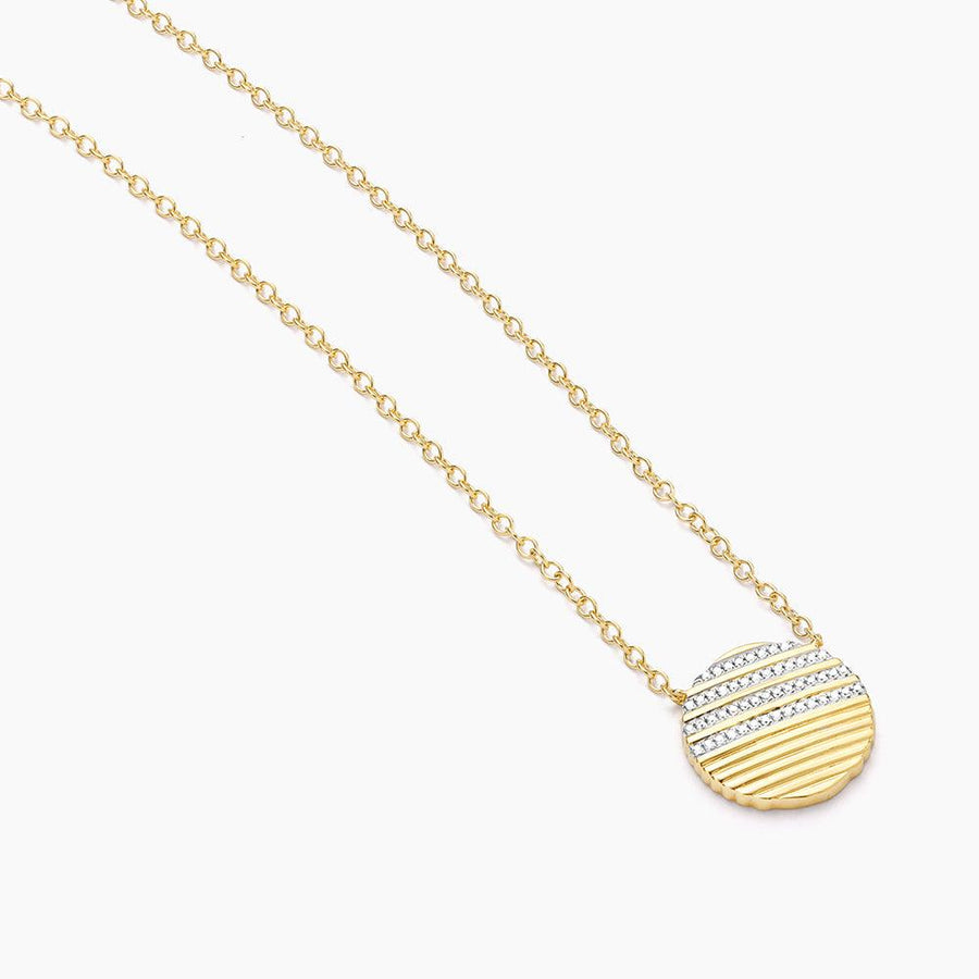 Glass Half Full Pendant Necklace