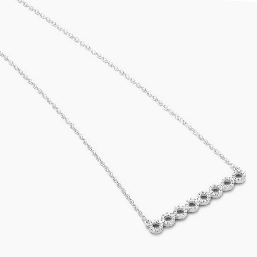  Connect the Circles Diamond  Pendant Necklace