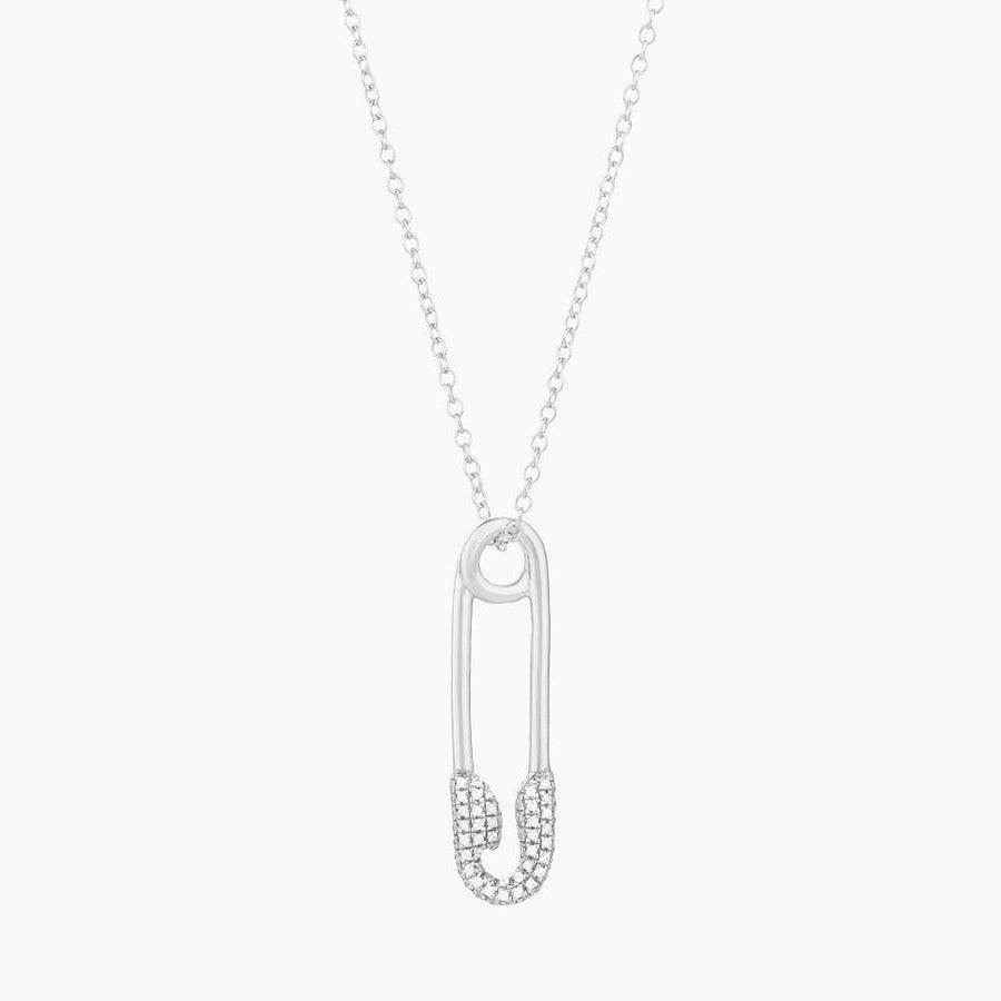 Buy Safety Pin Diamond Pendant Necklace