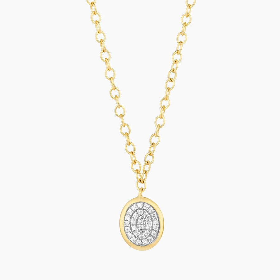 Buy Optimistic Oval Diamond Pendant Necklace