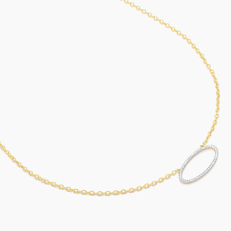 Buy Diamond Oval Pendant Necklace