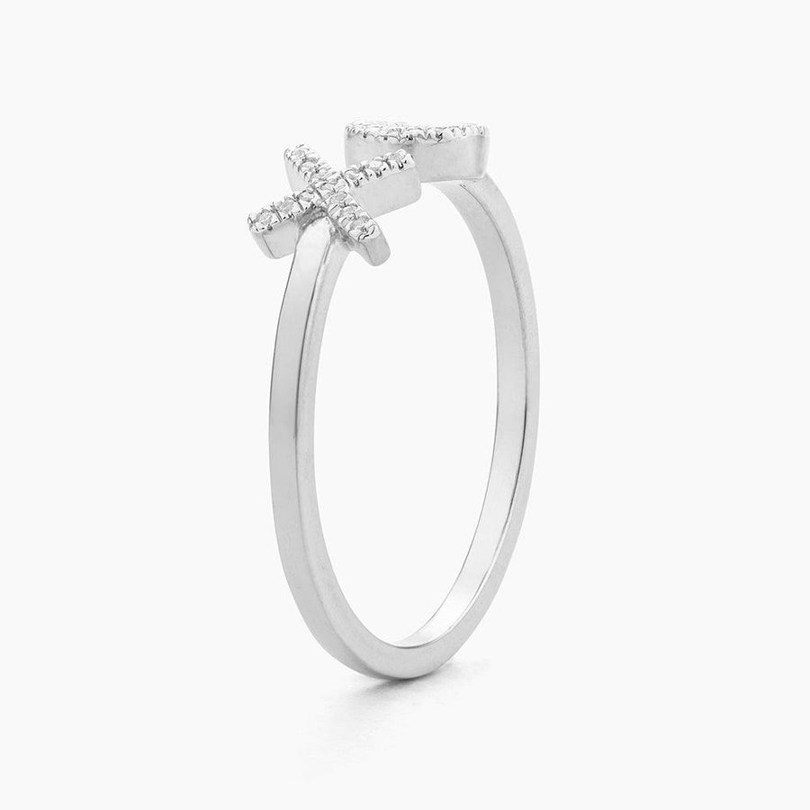 925 Sterling Silver Bujukan Criss Cross Ring | Shop 925 Silver Bujukan Rings  | Gabriel & Co