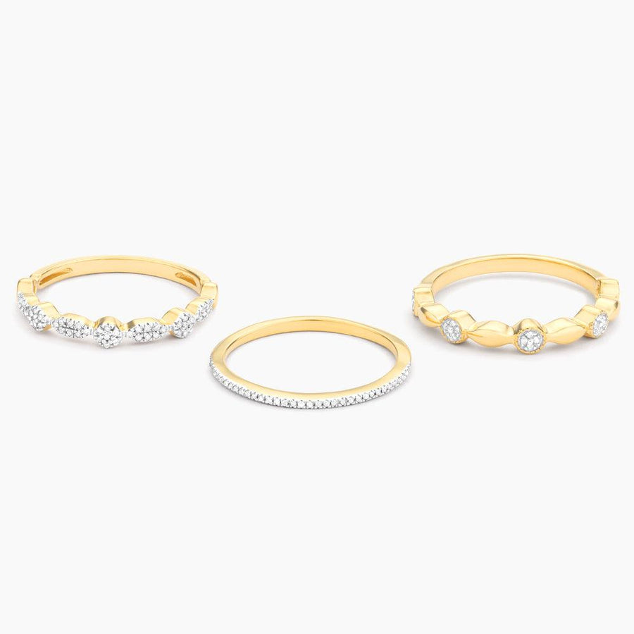 Shiny Three Stackable Ring - Ella Stein 