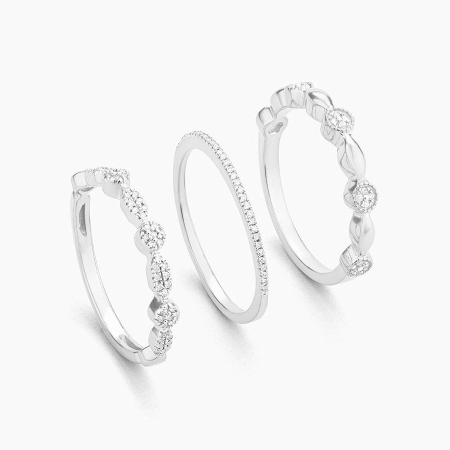 Shiny Three Stackable Ring - Ella Stein 