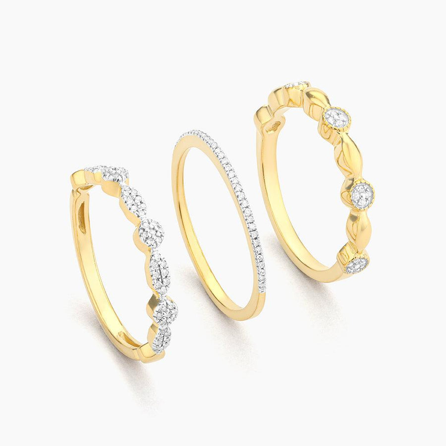 Shiny Three Stackable Ring - Ella Stein 