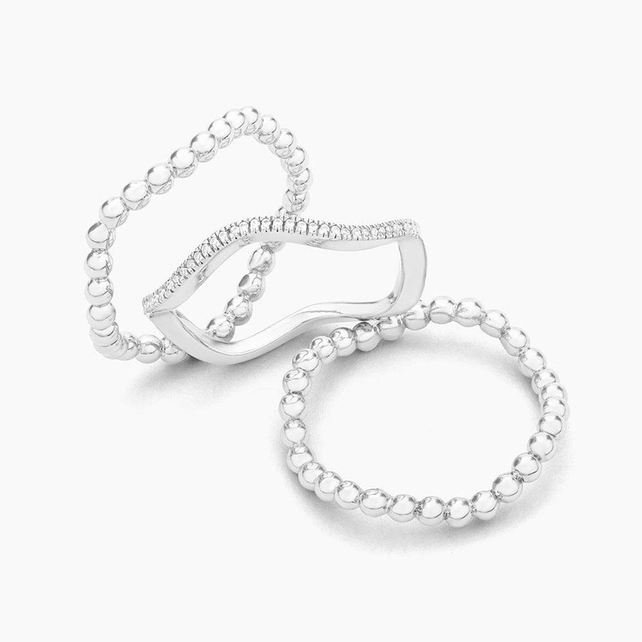 Buy Triple Wave Ring Stack Online - 8