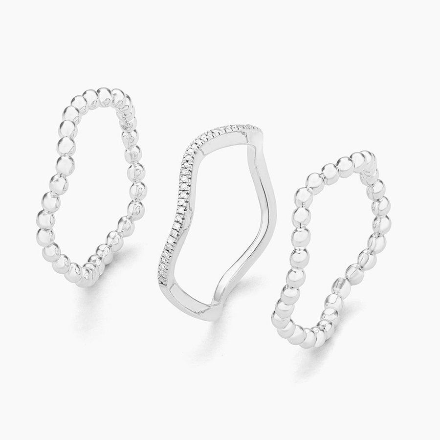 Buy Triple Wave Ring Stack Online - 9