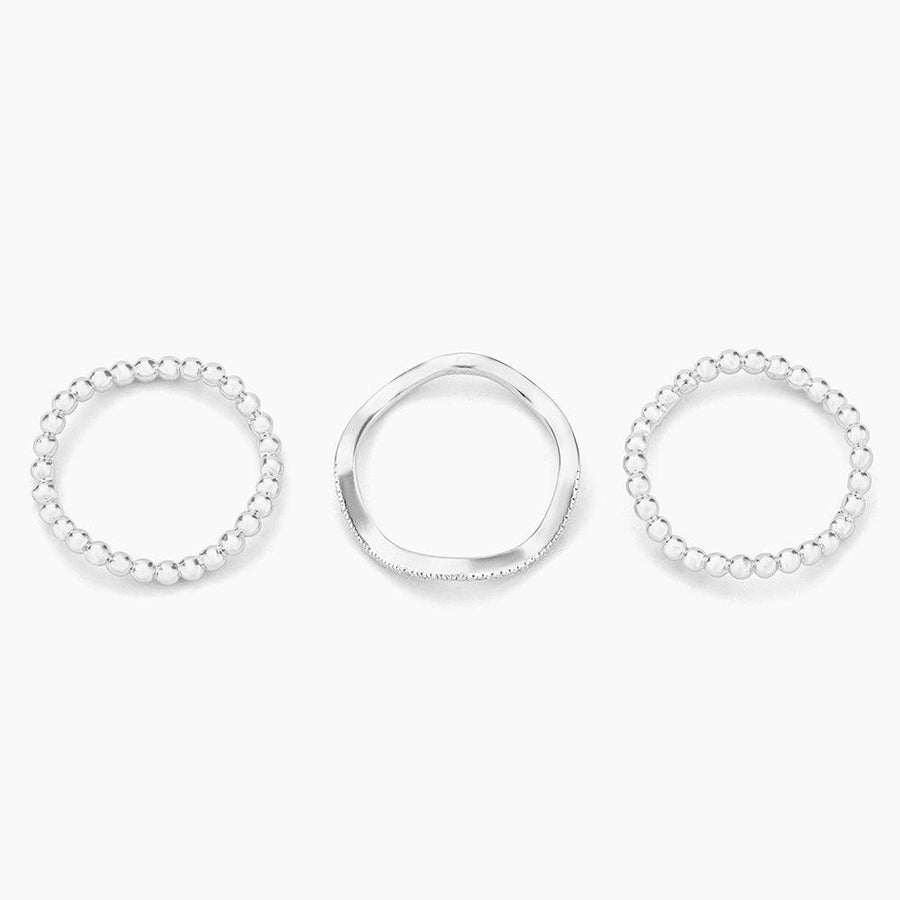 Buy Triple Wave Ring Stack Online - 12