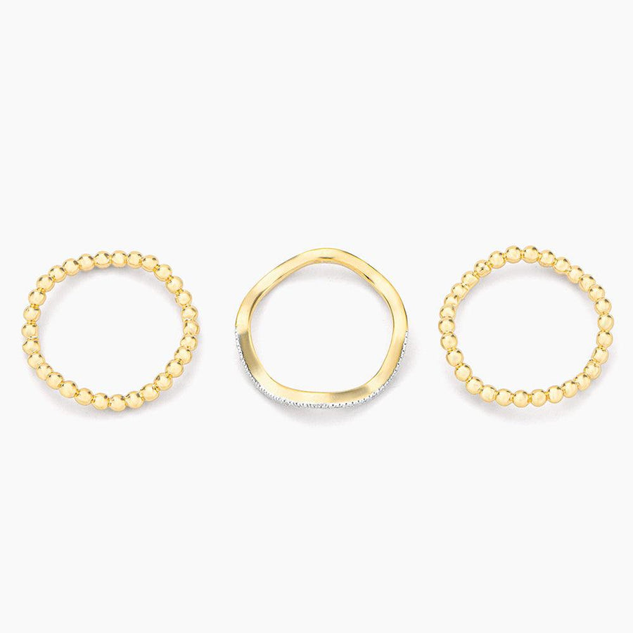 Buy Triple Wave Ring Stack Online - 5