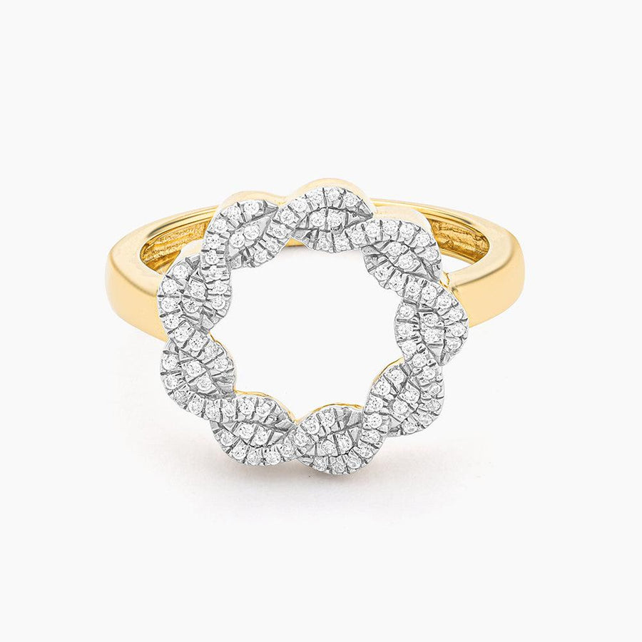 knot diamond ring