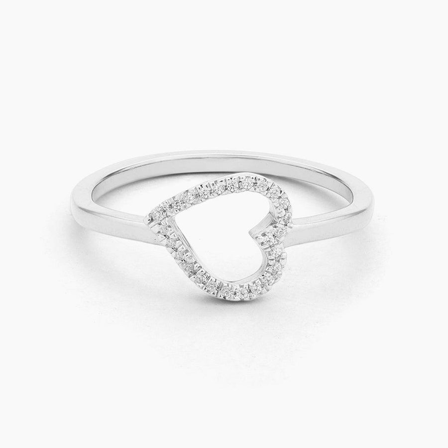 Humanly Krafted Sterling Silver Gemstone Heart Ring - 21046532 | HSN