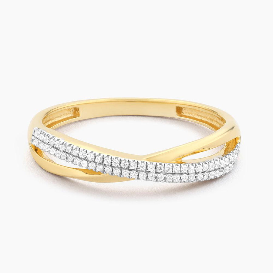 diamond criss cross ring 