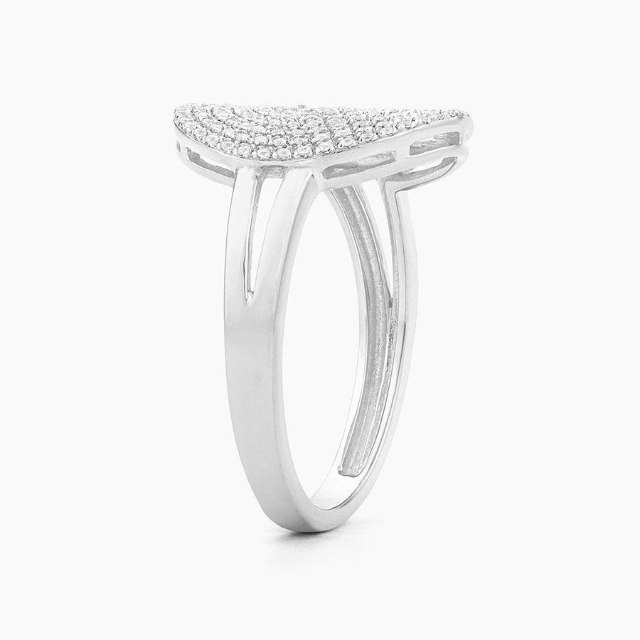 Buy Diamond Heart Stopper Statement Ring Online | Best Gift for Her | Winter Collection 2023 | Ella Stein Sterling Silver / 4