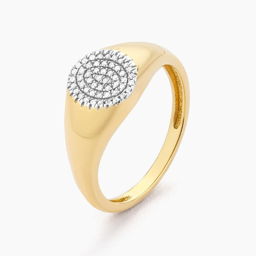 Circle Signet Statement Ring - Ella Stein 