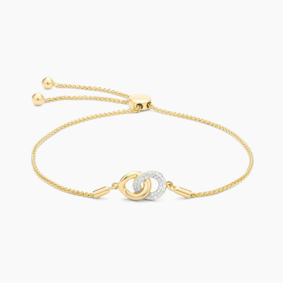 Entwined Discs Bolo Bracelet - Ella Stein 