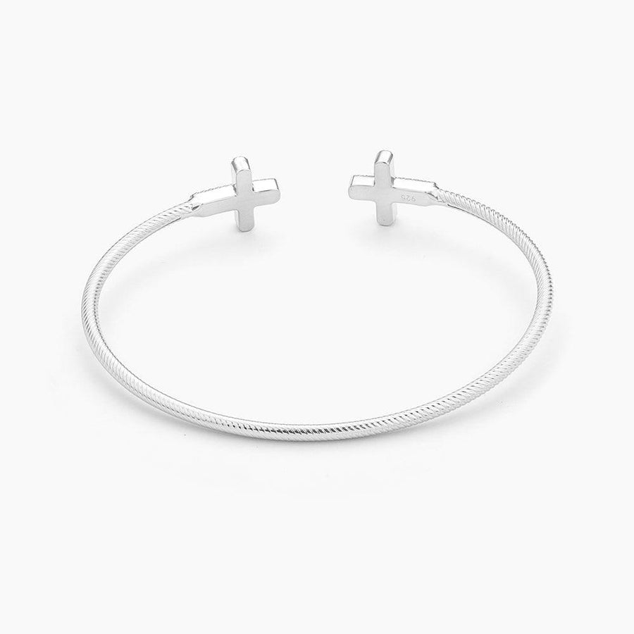 Keep The Faith! Cross Cuff Bracelet - Ella Stein 