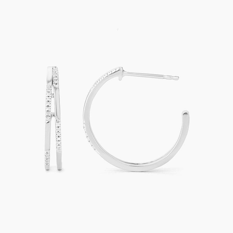 Alternate Bar Medium Hoop Earrings - Ella Stein 