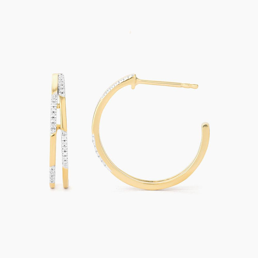 hoop earring with bar