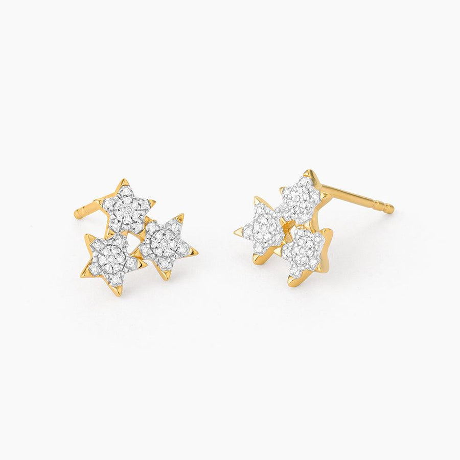 Trio Of Stars Stud Earrings - Ella Stein 