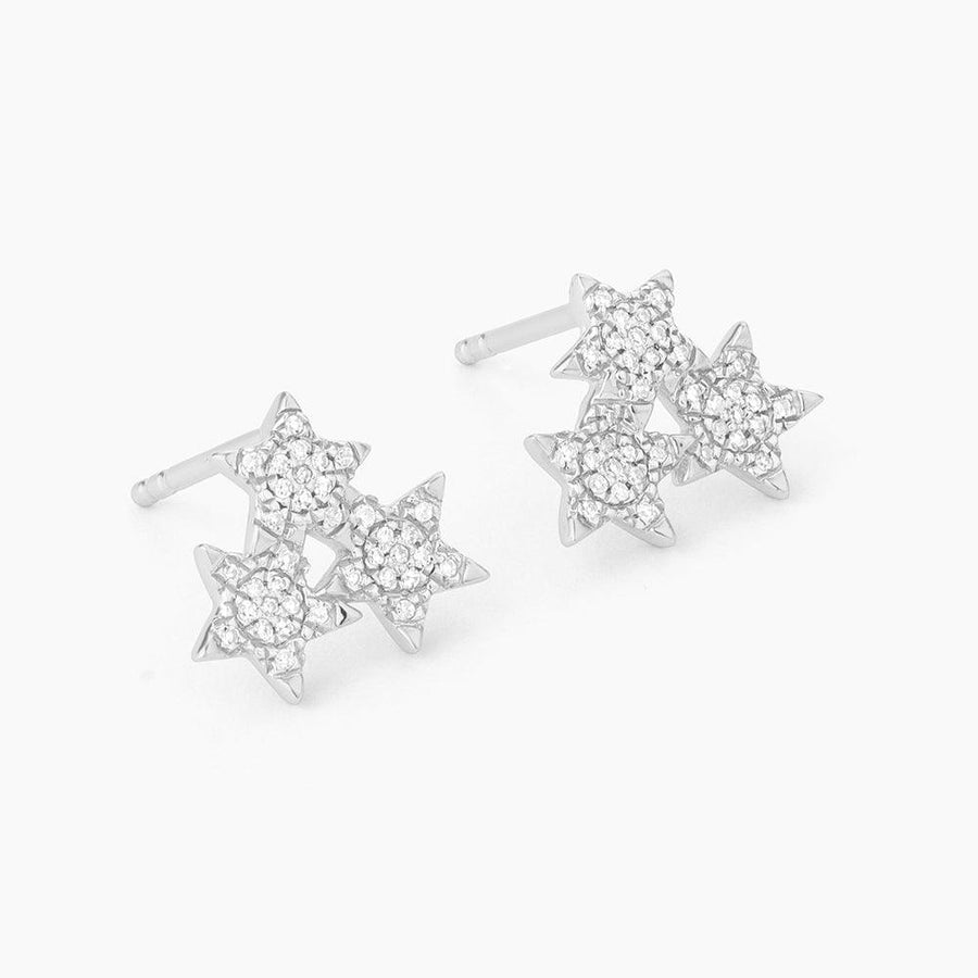 triple star stud earrings 