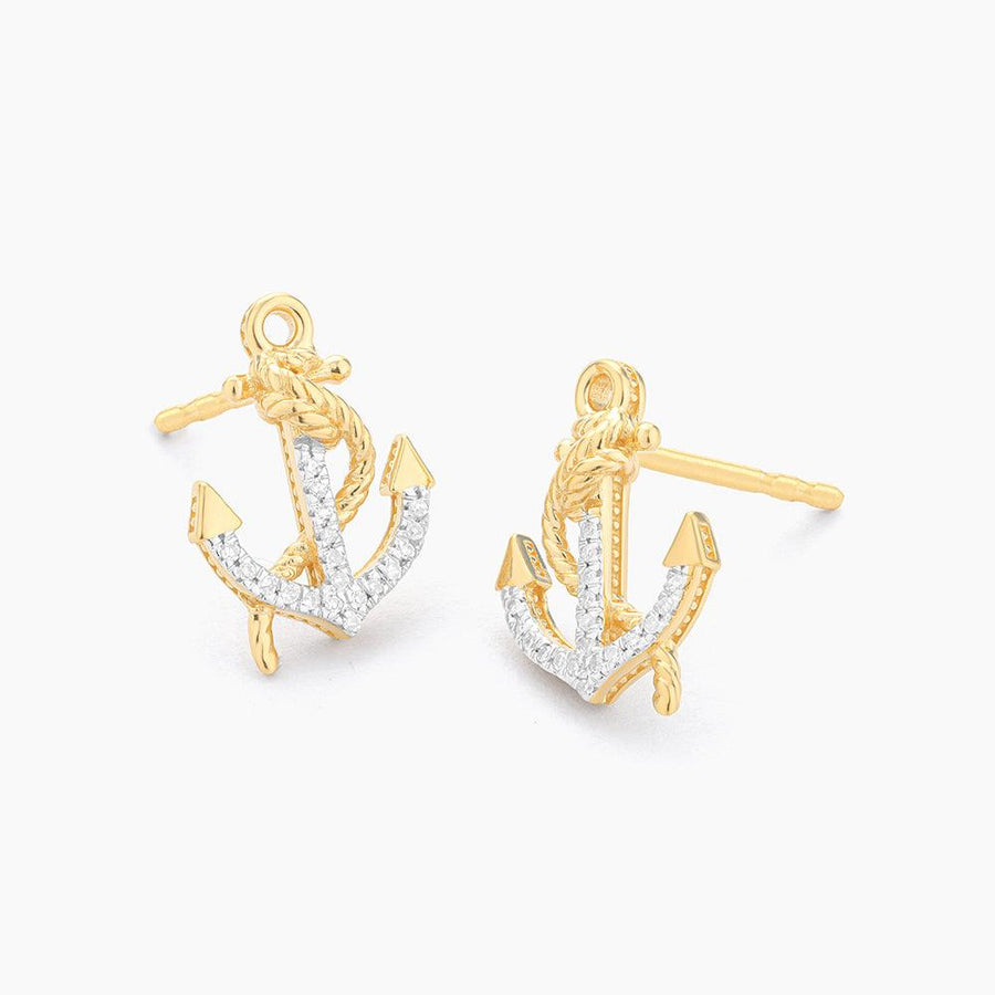 Anchor The Day Stud Earrings - Ella Stein 