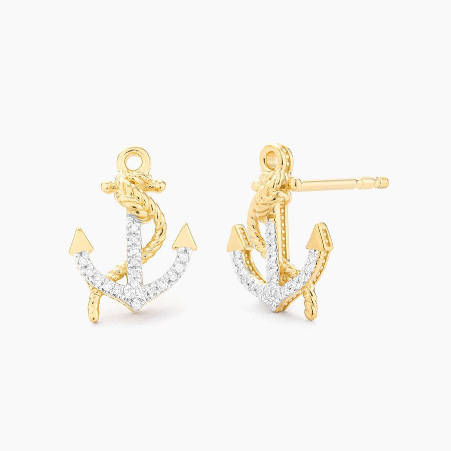 Anchor The Day Stud Earrings - Ella Stein 