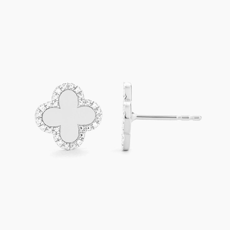 bloom flower stud earrings