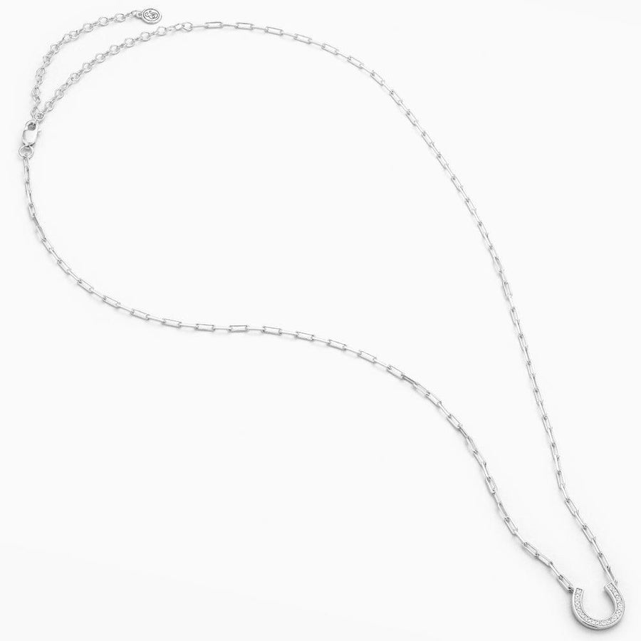 Lucky Horse Shoe Pendant Necklace - Ella Stein 