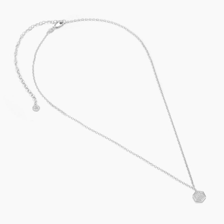Shimmering Hexa Pendant Necklace - Ella Stein 