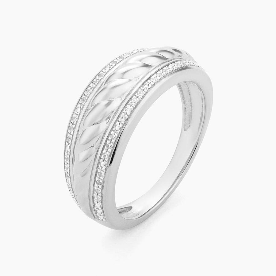 Middle Rope Stackable Band Ring - Ella Stein 