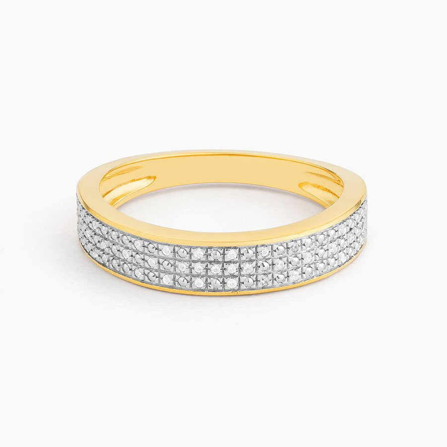 triple band diamond ring