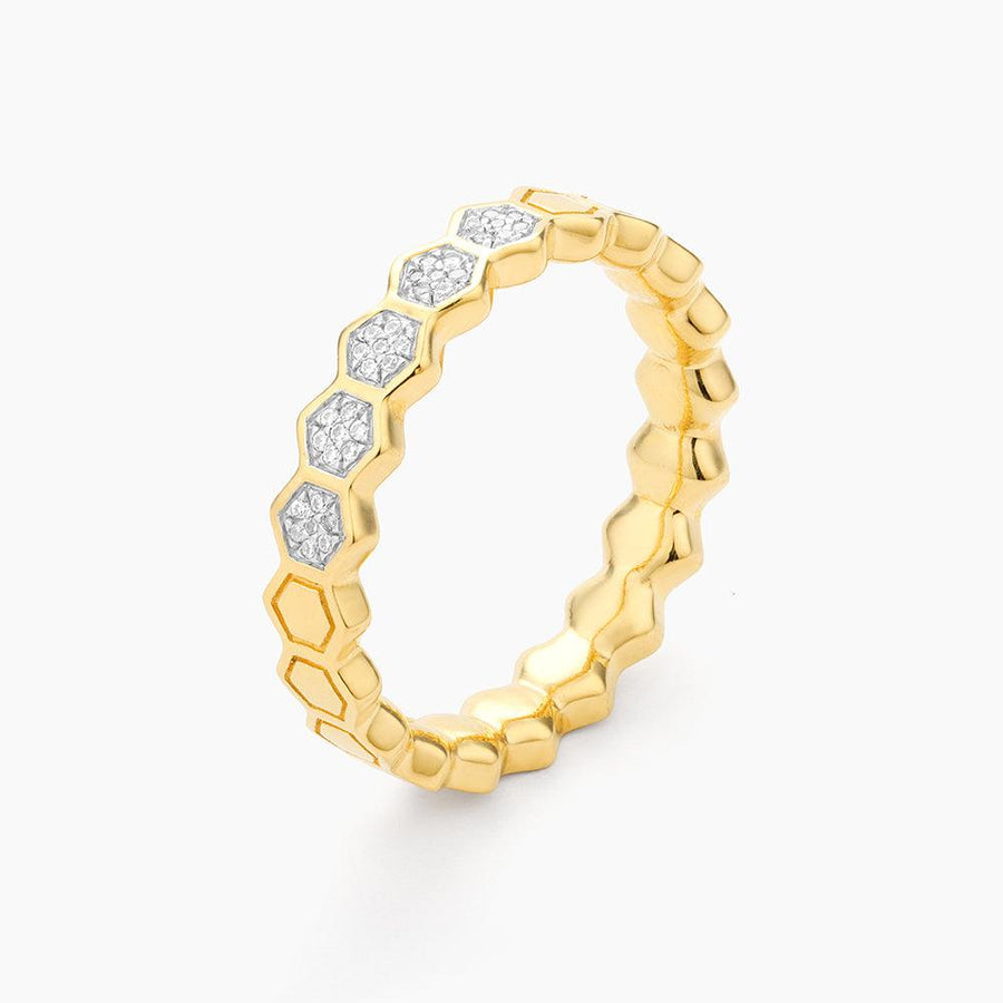 Oh Beehive! Honeycomb Statement Ring - Ella Stein 