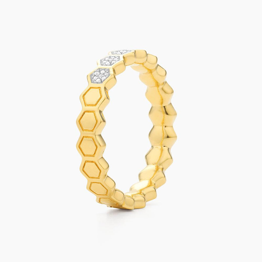 Oh Beehive! Honeycomb Statement Ring - Ella Stein 